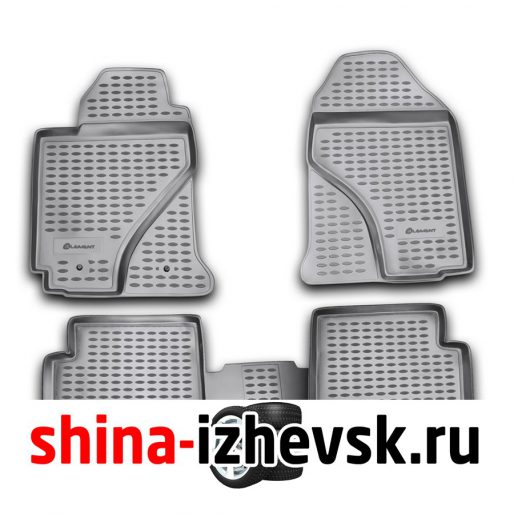 Коврик Autofamily коврик в салон полиуретановый серый для TOYOTA Corolla Е120 2002-2007 в Ижевске
